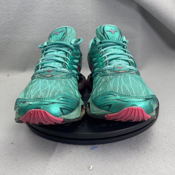 Mizuno  Wave Prophecy 7 Running Shoe Green Womens Size 9.5 - Picture 6 of 12